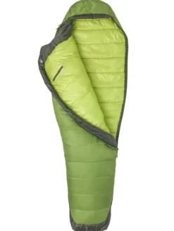 Marmot Trestles Elite Eco Long -1,3°C naisten makuupussi, Wheatgrass/Crocodile