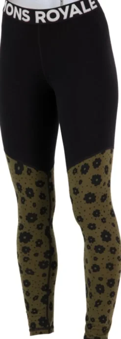 Mons Royale Cascade Merino Flex 200 Legging naisten kerrastohousut, Aoraki Lily