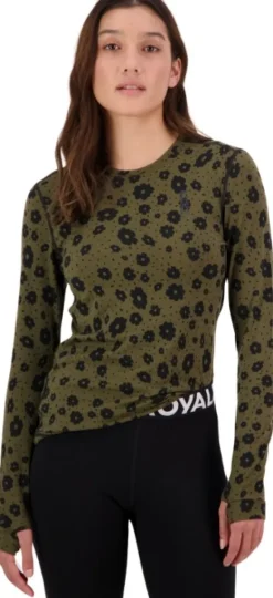 Mons Royale Cascade Merino Flex 200 naisten kerrastopaita, Aoraki Lily