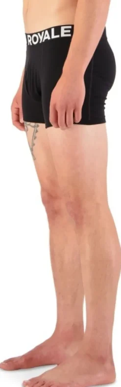 Mons Royale Hold 'em Shorty Boxer miesten alushousut, musta