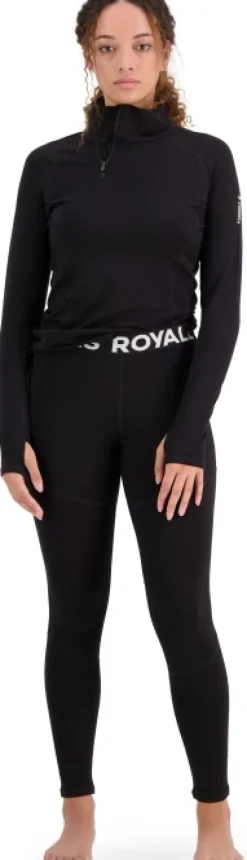 Mons Royale Olympus naisten kerrastohousut, musta