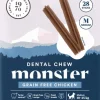 Monster Dog Dental Chew GF hammashoitoherkku kana, M, 28 kpl