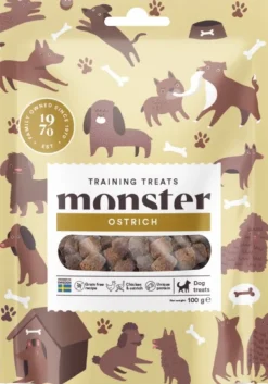 Monster Dog Training koiranherkku strutsista 100 g