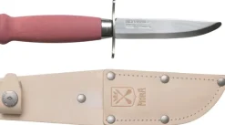 Morakniv Scout 39 Safe lasten puukko, S, Lingonberry