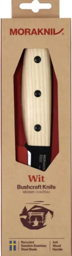 Morakniv Wit Blackblade puukko, S, Ash Wood