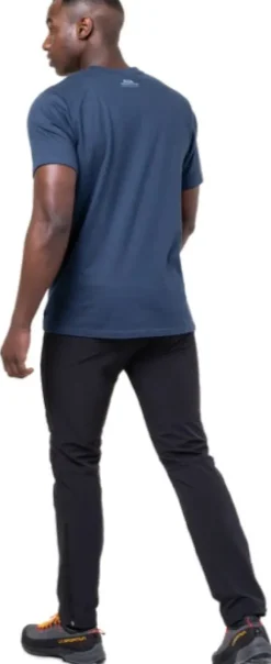 Mountain Equipment Emblem Men's Tee Denim Blue