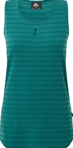 Mountain Equipment Equinox Vest naisten hihaton t-paita, Spruce stripe