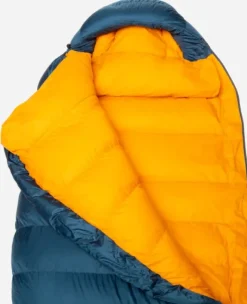 Mountain Equipment Helium 800 -16°C Left Zip Long Unisex untuvamakuupussi, sininen