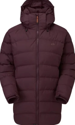 Mountain Equipment Lightline Eco Parka naisten talvitakki, viininpunainen
