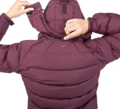 Mountain Equipment Lightline Eco Parka naisten talvitakki, viininpunainen