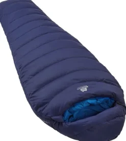 Mountain Equipment Olympus 450 Long Left Zip -5°C untuvamakuupussi, sininen