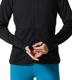 Mountain Hardwear Stratus Range Full Zip naisten fleecehuppari, musta