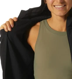 Mountain Hardwear Stratus Range Full Zip naisten fleecehuppari, musta