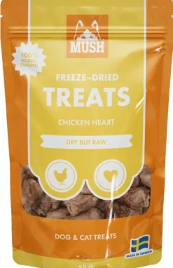 MUSH Treats Frystorkat Kycklinghjärta 50 g