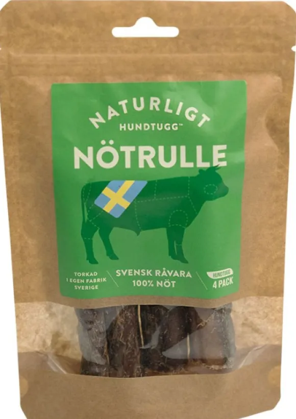 Naturligt Hundtugg pururulla naudanlihasta, 4 kpl