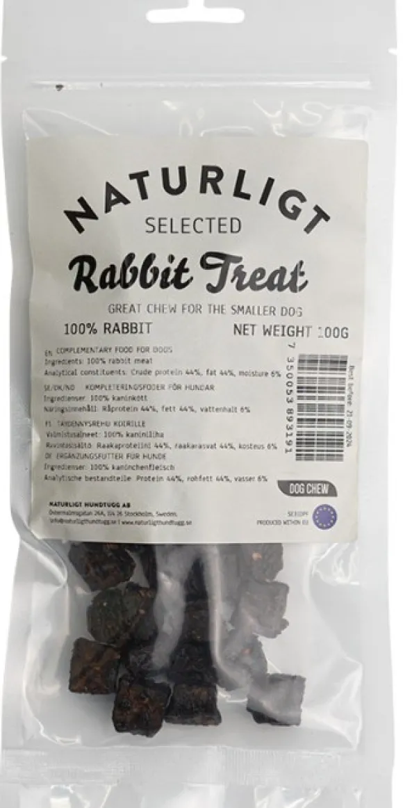 Naturligt Selected Rabbit Treat makupalat kani, 100 g