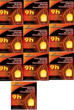 Nevercold-varpaanlämmitin, 10 x 2 kpl