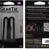 Nite Ize Gear Tie 6-Black 2-pack