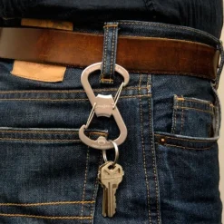 Nite Ize S-Biner Ahhh Stainless karabiinihaka pullonavaajalla