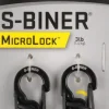 Nite Ize S-Biner MicroLock Stainless Steel 2-Pack Black