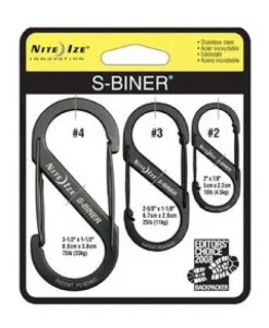 Nite Ize S-Biner 3-Pack Black