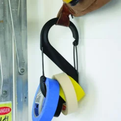 Nite Ize S-Biner Plastic #10 -karbiinihaka, musta