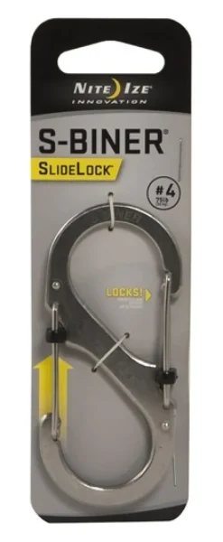 Nite Ize S-Biner SlideLock #4 Stainless