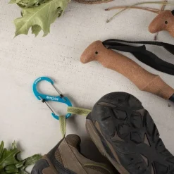 Nite Ize S-Biner SlideLock Aluminum karabiinihaka, koko 4, sininen