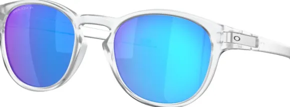 Oakley Latch Matt Clear w/Prizm Sapphire Polarized aurinkolasit