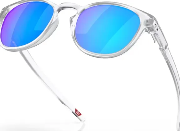 Oakley Latch Matt Clear w/Prizm Sapphire Polarized aurinkolasit