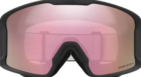 Oakley Line Miner Matte Black Prizm Snow Hi Pink laskettelulasit, M