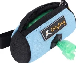 OllyDog Scoop Pick Up Bag pidike koirankakkapusseille, musta/sininen