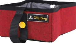 OllyDog Crumple Travel Bowl Wine