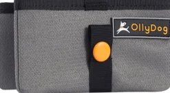 OllyDog Crumple Travel Bowl taitettava matkakulho, harmaa