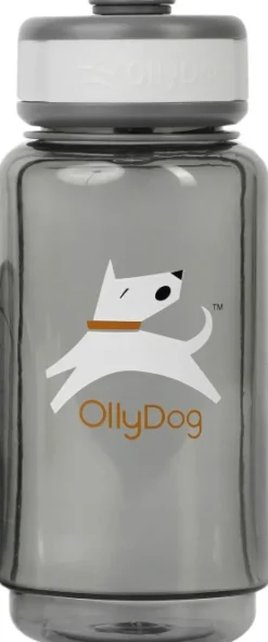 Ollydog OllyBottle koiran matkajuomapullo, harmaa, 600 ml