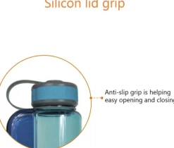 Ollydog OllyBottle koirien matkajuomapullo, harmaa,1L