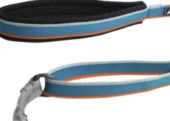 OllyDog Urban Trail Adjustable Spring Leash Air Blue