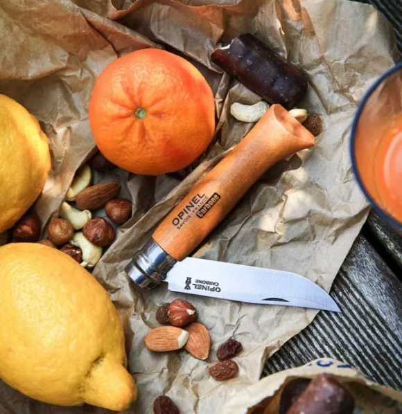 Opinel Blister N08 Beech Carbon