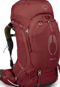 Osprey Aura AG 65 naisten rinkka, Berry Sorbet Red