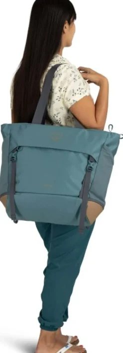 Osprey Daylite Large Tote Pack Cascade Blue/Latte Brown