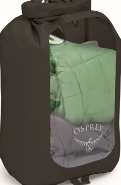 Osprey Dry Sack window kuivapussi, 12 L, musta