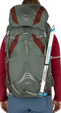 Osprey Eja 58 naisten rinkka, harmaa