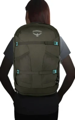 Osprey Fairview 40 naisten matkailurinkka, musta