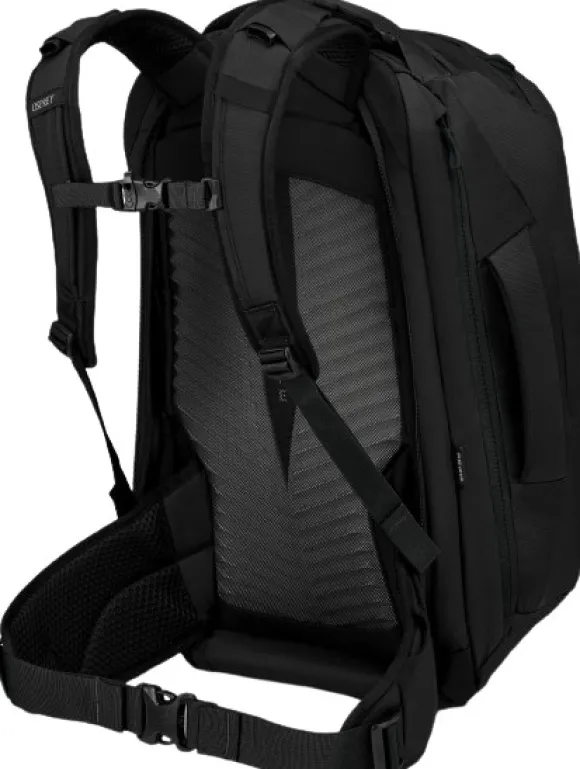 Osprey Farpoint 40 matkailurinkka, musta