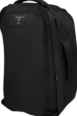 Osprey Farpoint 40 matkailurinkka, musta