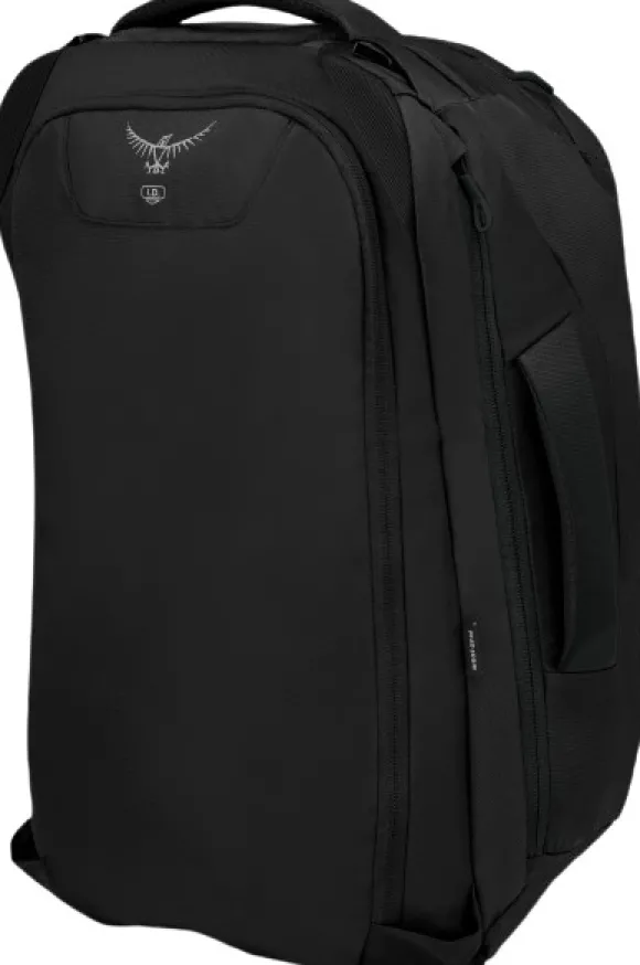 Osprey Farpoint 40 matkailurinkka, musta