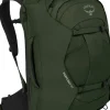 Osprey Farpoint 40 matkailurinkka, vihreä