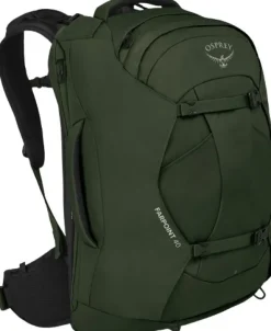 Osprey Farpoint 40 matkailurinkka, vihreä