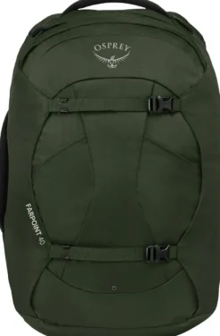Osprey Farpoint 40 matkailurinkka, vihreä