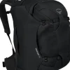 Osprey Farpoint 55 matkailurinkka, musta